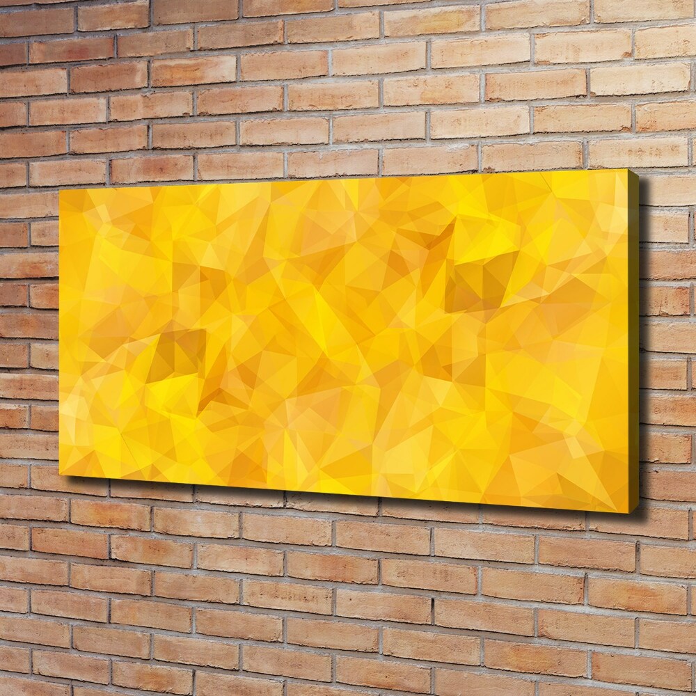 Canvas wall art Abstraction of the triangle