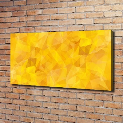 Canvas wall art Abstraction of the triangle