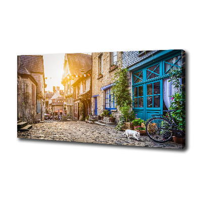 Canvas wall art Charming street