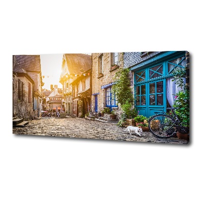 Canvas wall art Charming street