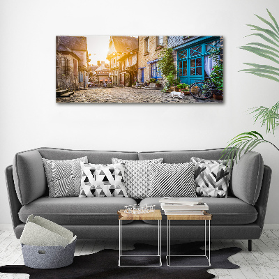 Canvas wall art Charming street