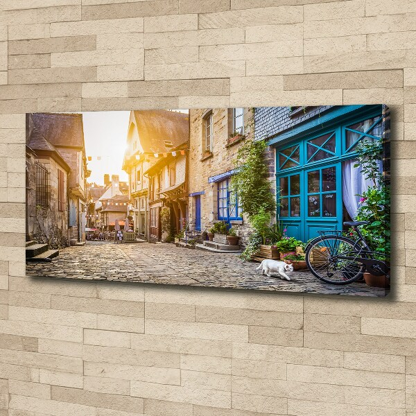 Canvas wall art Charming street