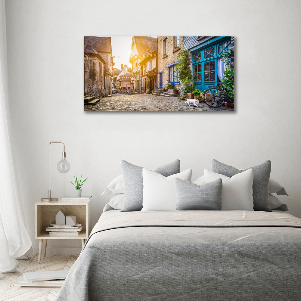 Canvas wall art Charming street