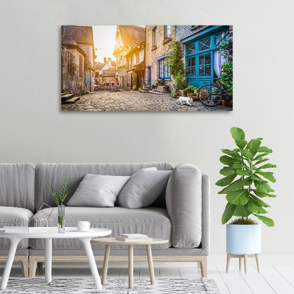 Canvas wall art Charming street