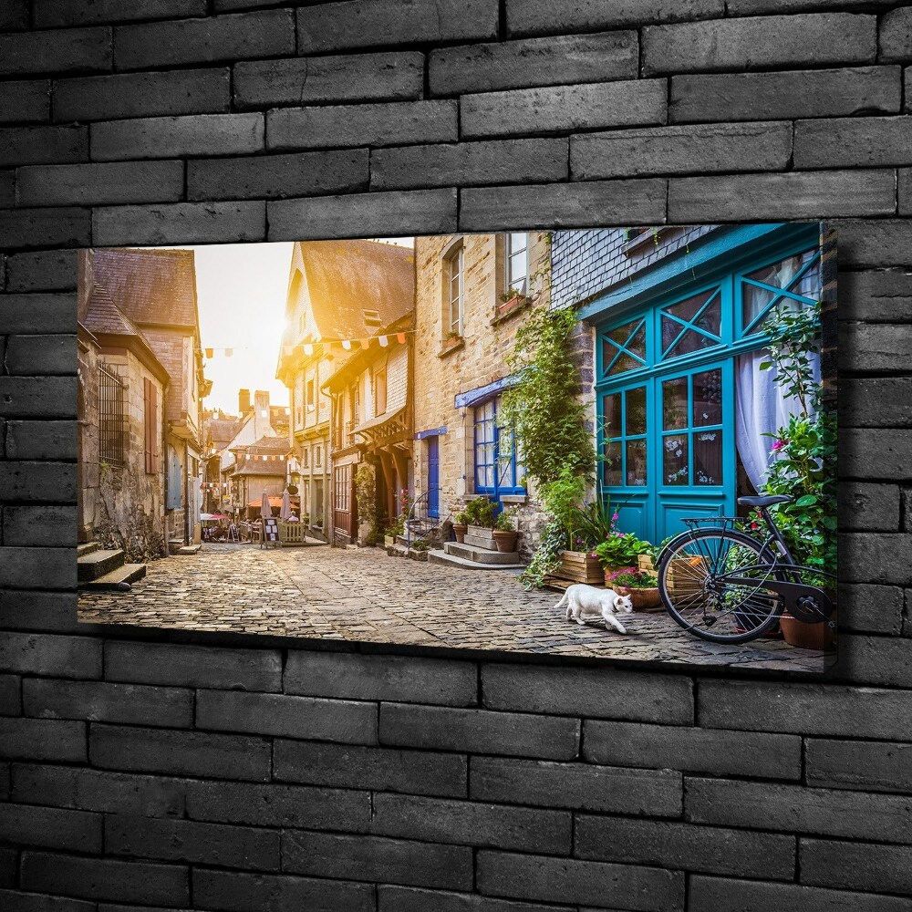 Canvas wall art Charming street