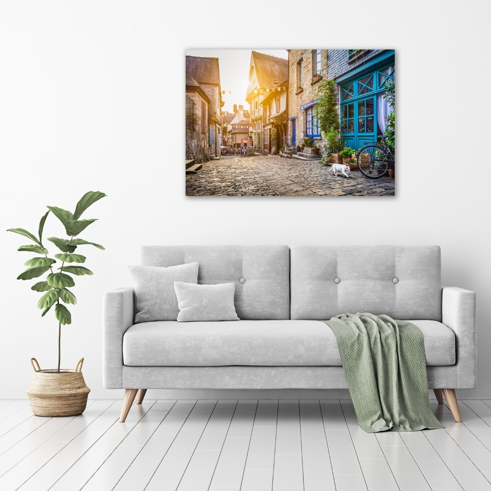 Canvas wall art Charming street