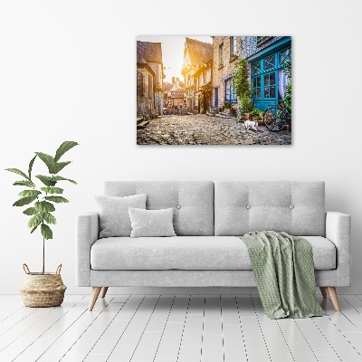 Canvas wall art Charming street