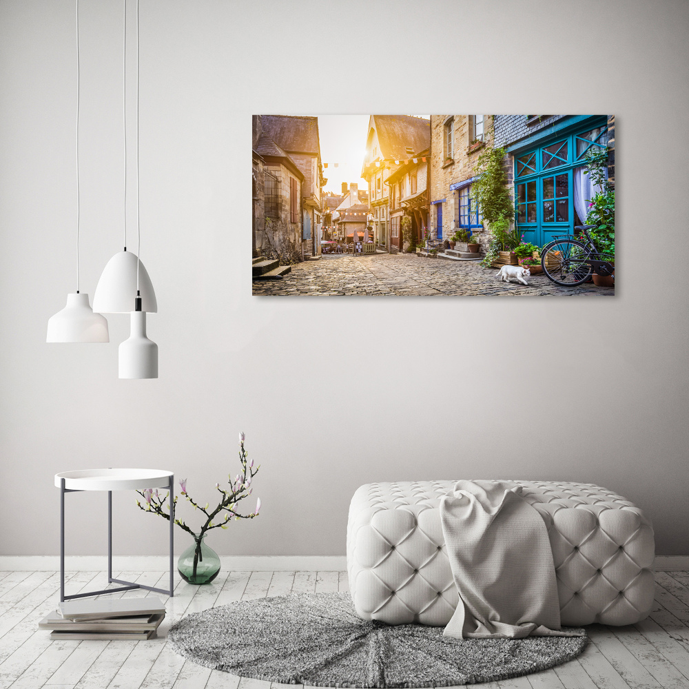 Canvas wall art Charming street