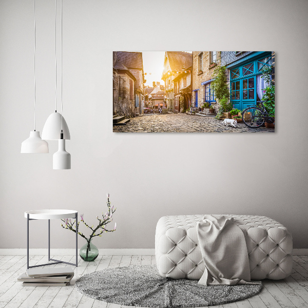 Canvas wall art Charming street