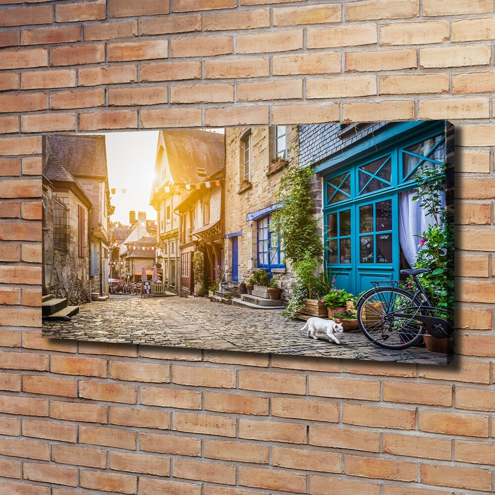 Canvas wall art Charming street