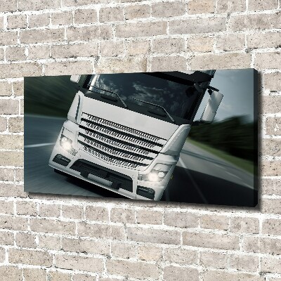 Canvas wall art Truck