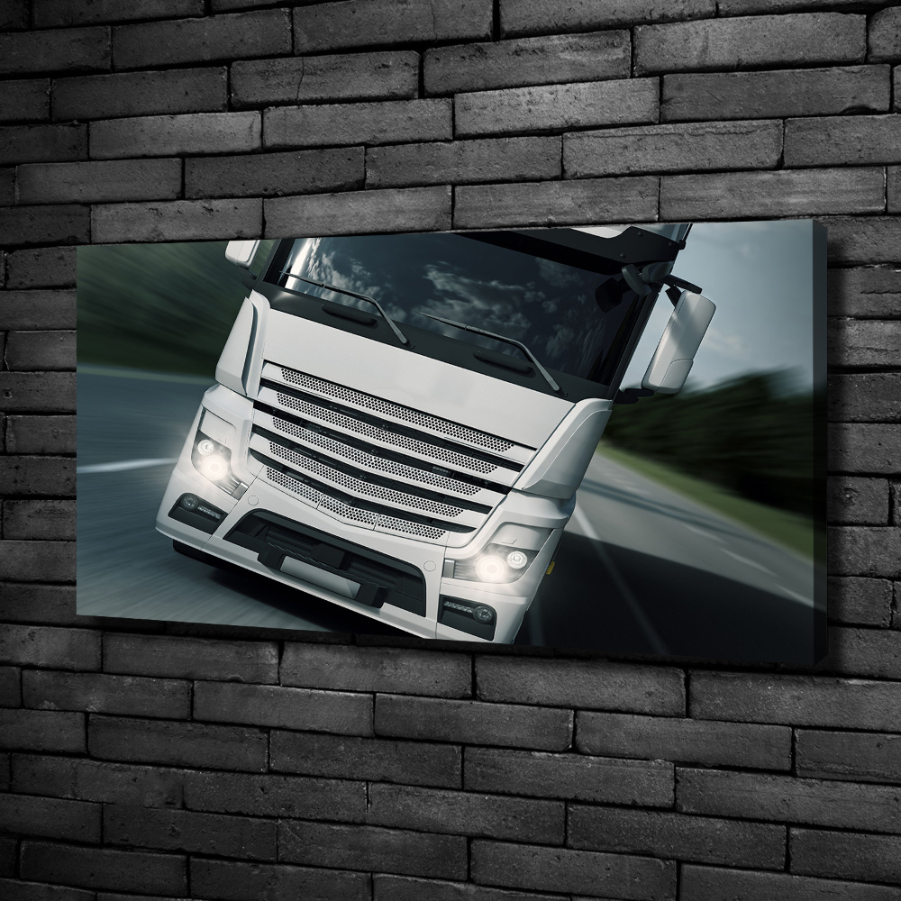 Canvas wall art Truck