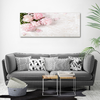 Canvas wall art Peonies