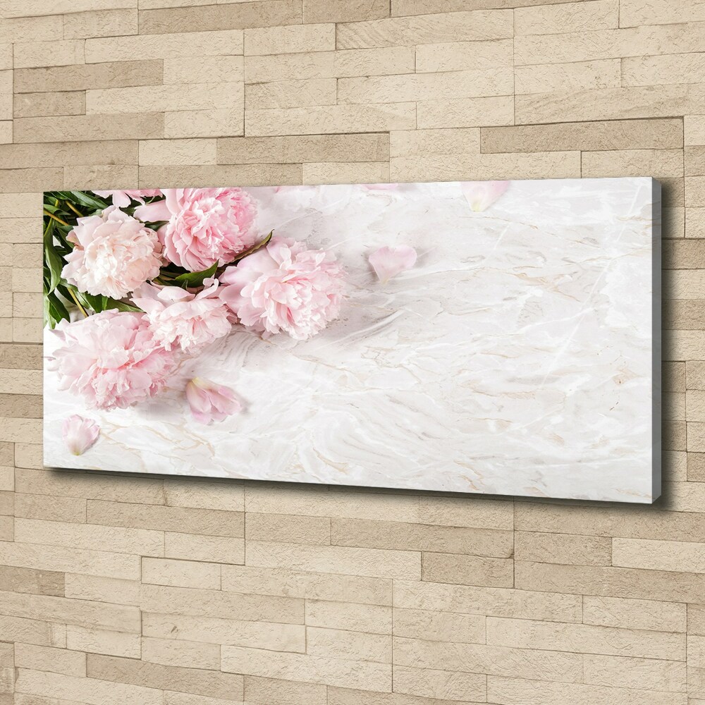 Canvas wall art Peonies