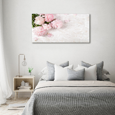 Canvas wall art Peonies