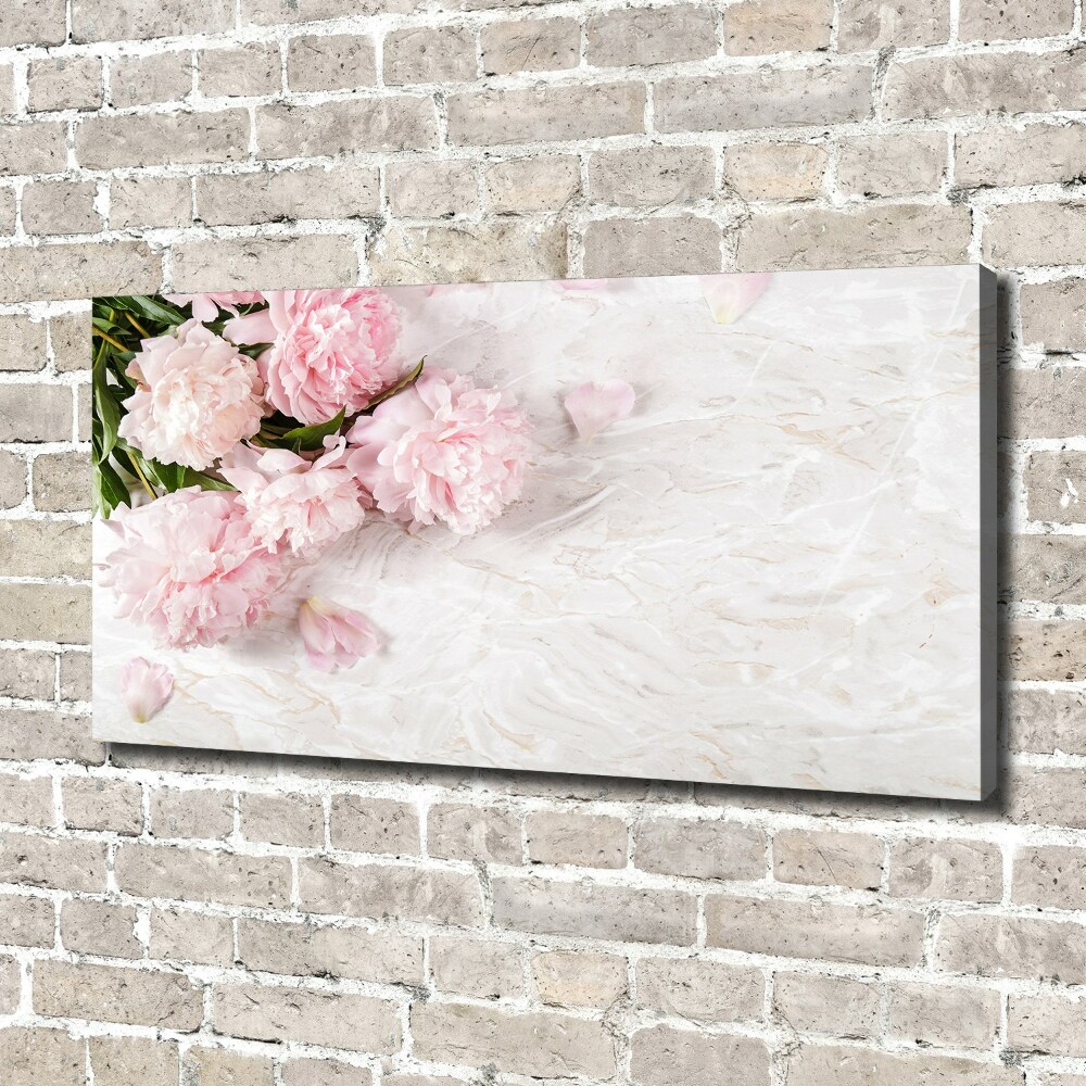 Canvas wall art Peonies