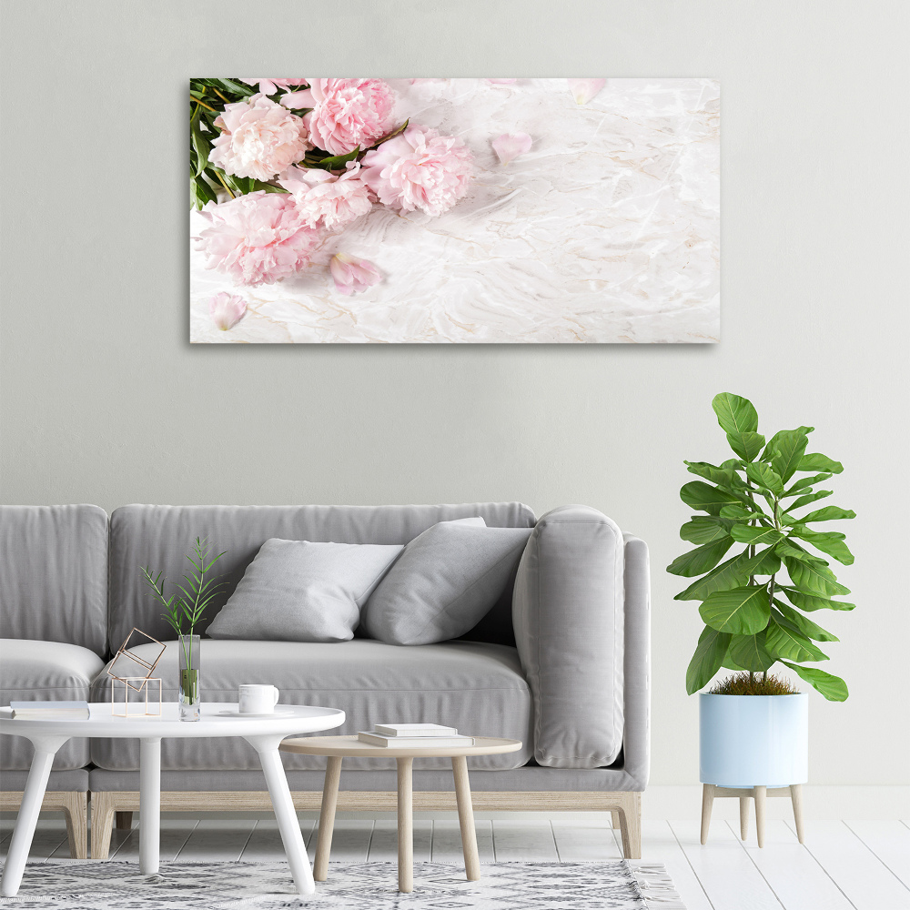 Canvas wall art Peonies