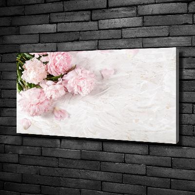 Canvas wall art Peonies