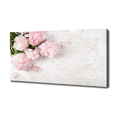 Canvas wall art Peonies