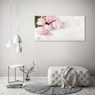 Canvas wall art Peonies