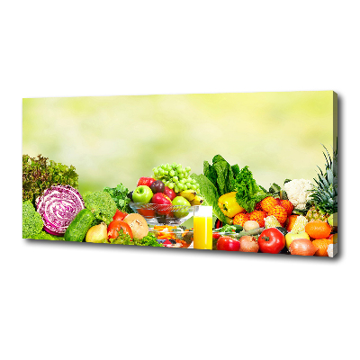 Canvas wall art Vegetables and fruits