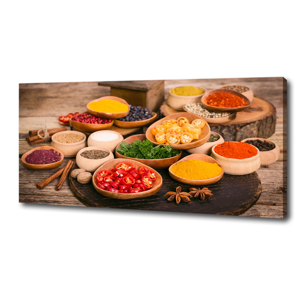 Canvas wall art Spices and herbs