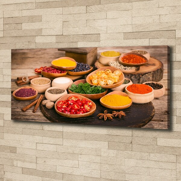 Canvas wall art Spices and herbs