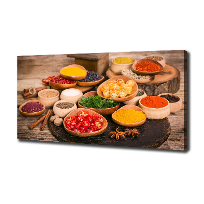 Canvas wall art Spices and herbs