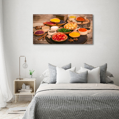 Canvas wall art Spices and herbs