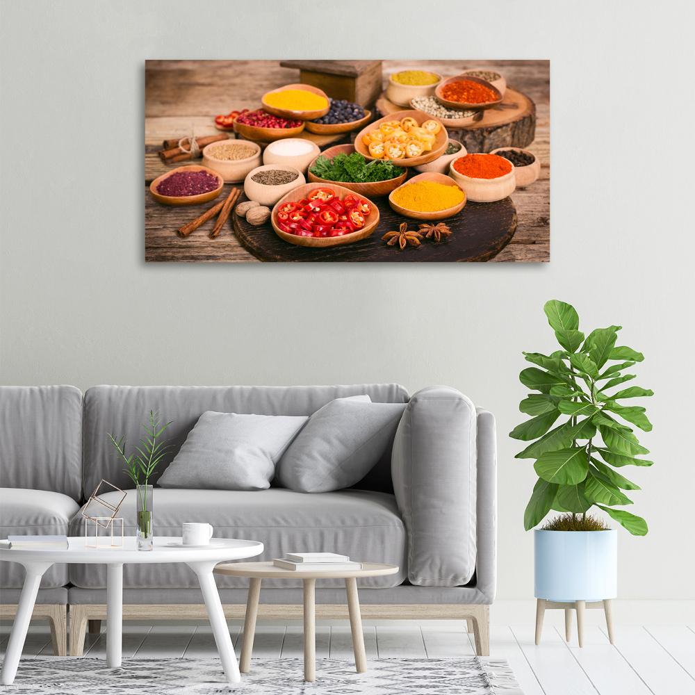 Canvas wall art Spices and herbs