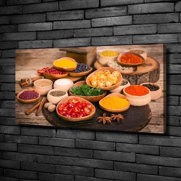 Canvas wall art Spices and herbs