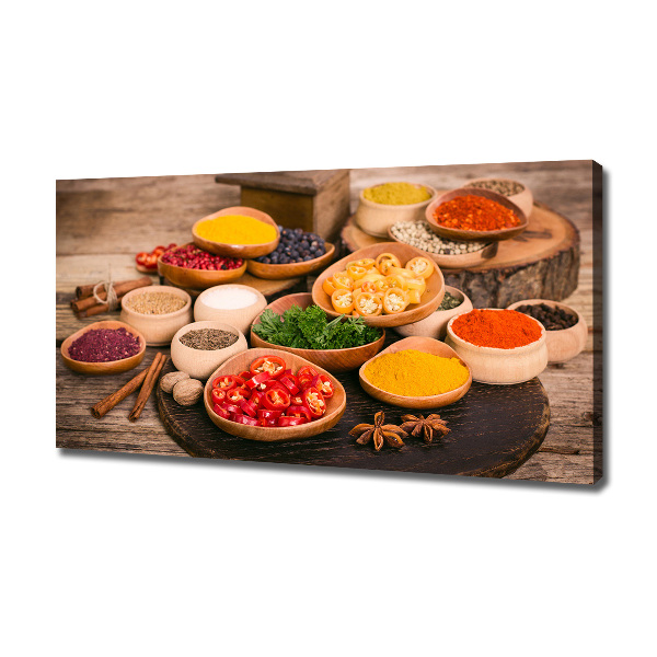 Canvas wall art Spices and herbs