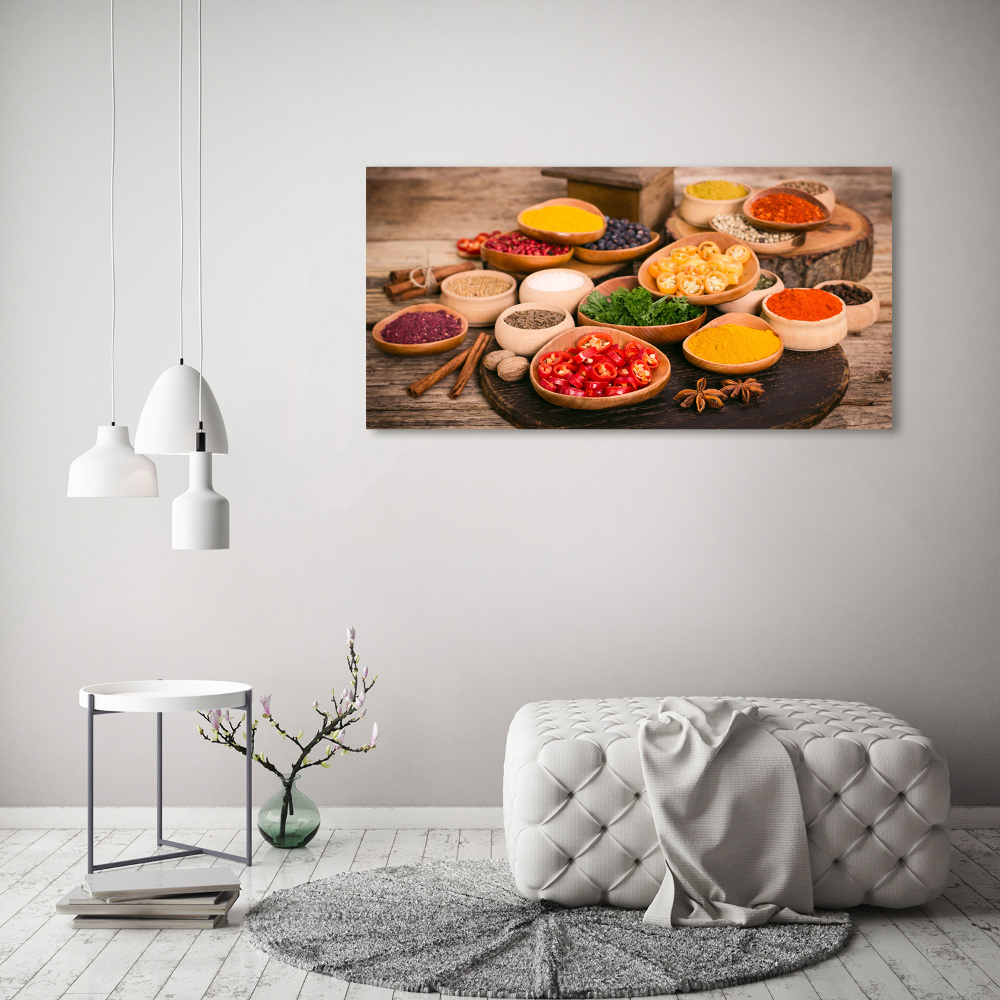 Canvas wall art Spices and herbs