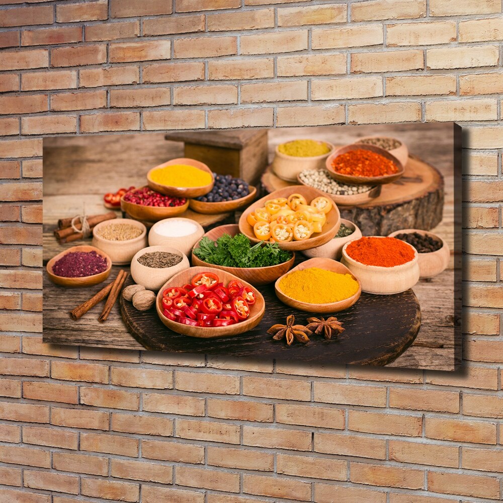 Canvas wall art Spices and herbs