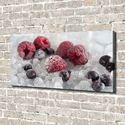 Canvas wall art Frozen forest fruit