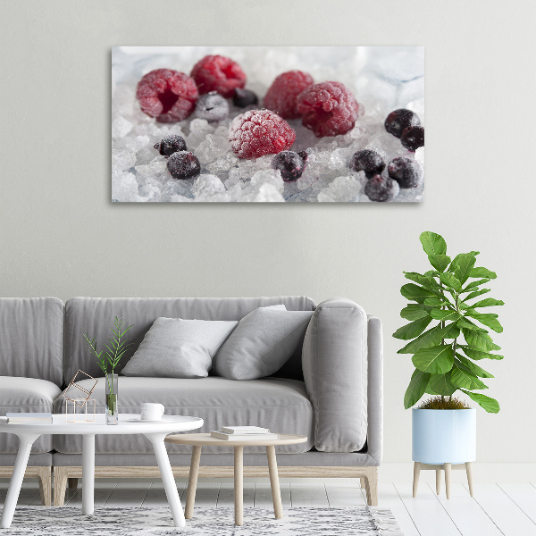 Canvas wall art Frozen forest fruit