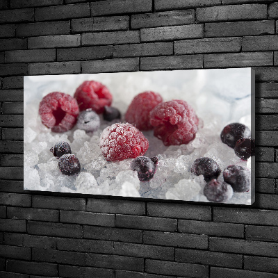 Canvas wall art Frozen forest fruit