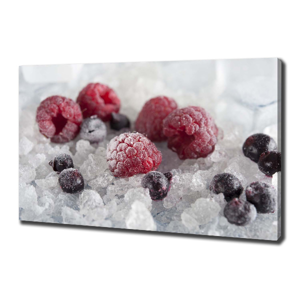 Canvas wall art Frozen forest fruit