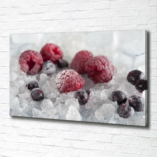 Canvas wall art Frozen forest fruit