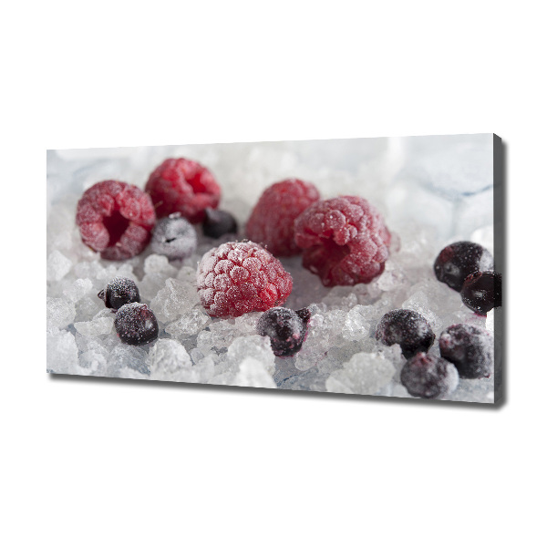 Canvas wall art Frozen forest fruit