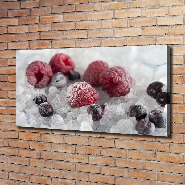 Canvas wall art Frozen forest fruit