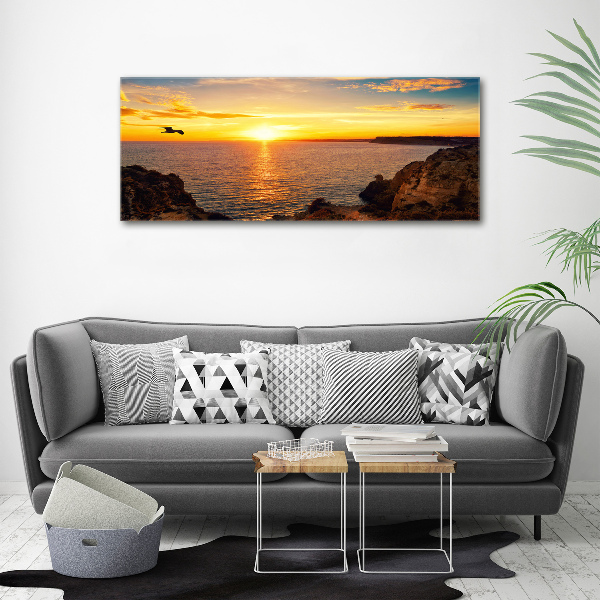 Canvas wall art Sunset sea