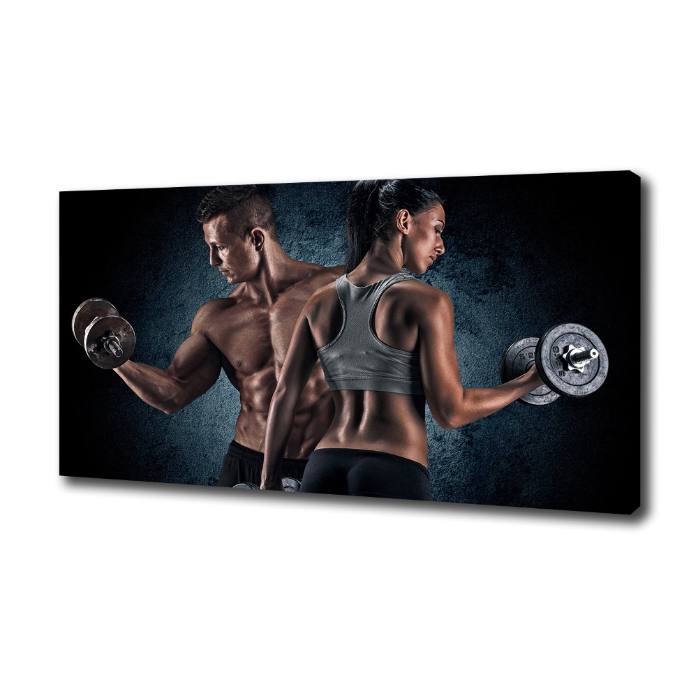 Canvas wall art Muscle structure