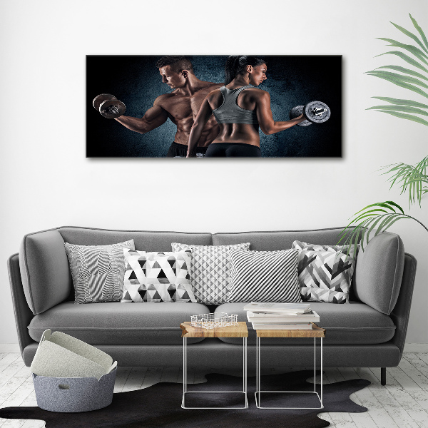 Canvas wall art Muscle structure