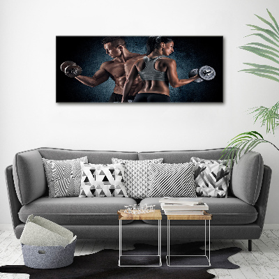 Canvas wall art Muscle structure