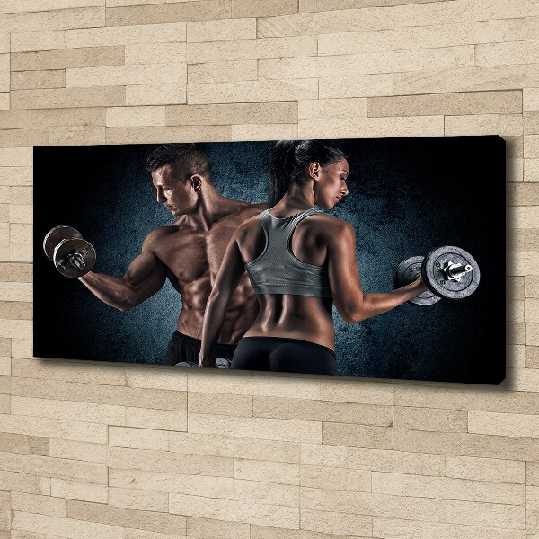 Canvas wall art Muscle structure