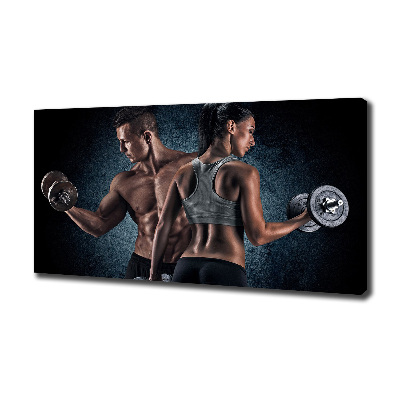 Canvas wall art Muscle structure