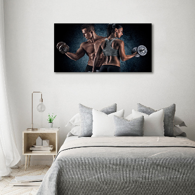 Canvas wall art Muscle structure