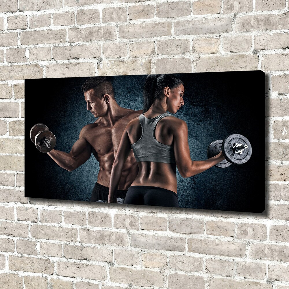 Canvas wall art Muscle structure