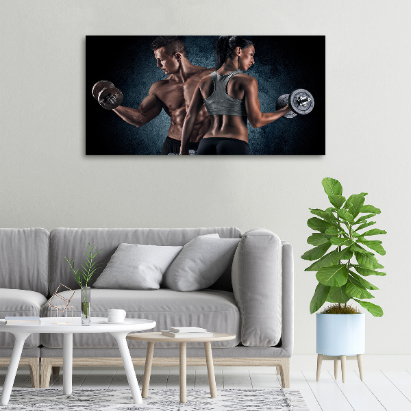 Canvas wall art Muscle structure